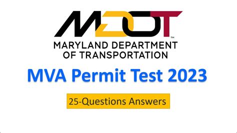 maryland mva practice permit test